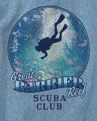 Boys 'Scuba Club' Graphic Tee - Blue, image 2 of 3 slides