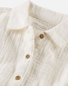 Toddler Organic Cotton Gauze Dress, image 3 of 5 slides