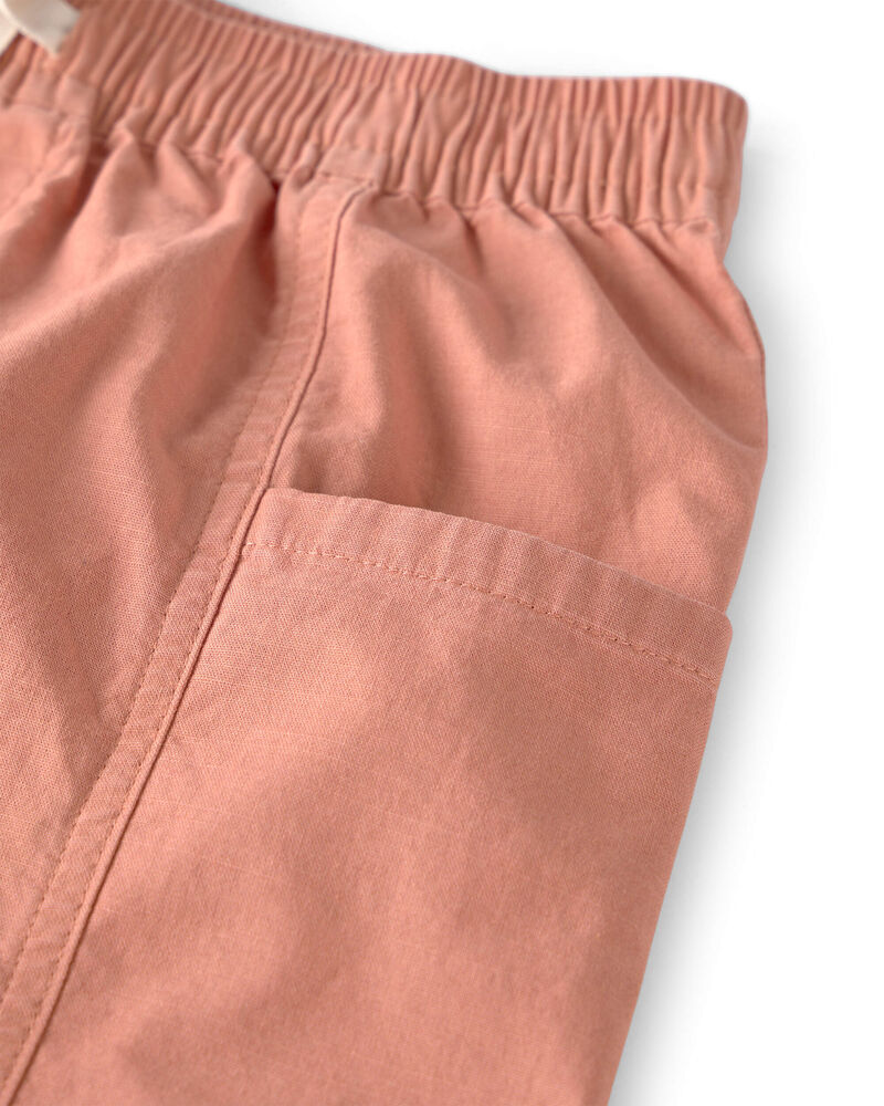 Boys 2-Piece Shorts Set Made with Organic Cotton in Citrus, image 7 of 8 slides