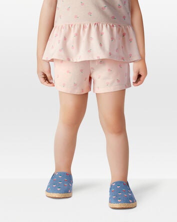 Toddler Pull-On French Terry Shorts - Pink, 