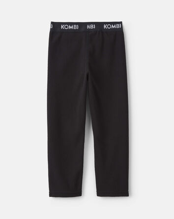 Toddler Boy Kombi Base Layer Fleece Bottom - Black, 