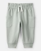 Baby Boy 2-Piece Airplane Thermal Bodysuit & Jogger Set - Green/White, image 2 of 6 slides