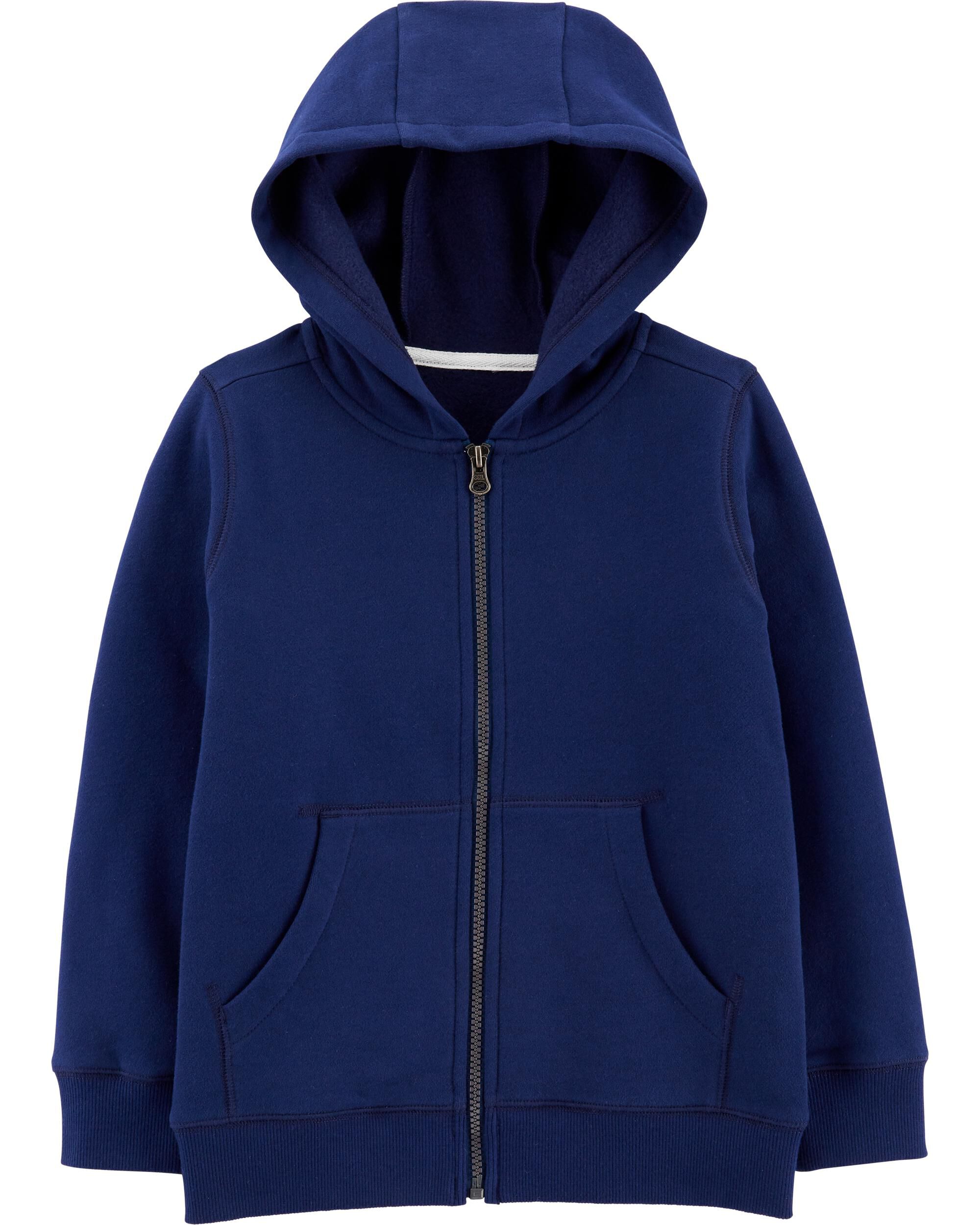 Navy zip up fleece hotsell