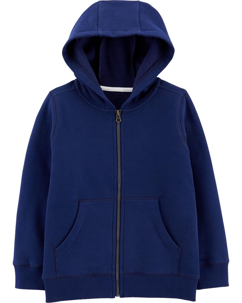 Zip-Up Fleece-Lined Hoodie, image 1 of 2 slides
