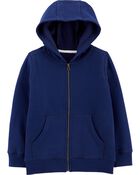 Zip-Up Fleece-Lined Hoodie, image 1 of 2 slides