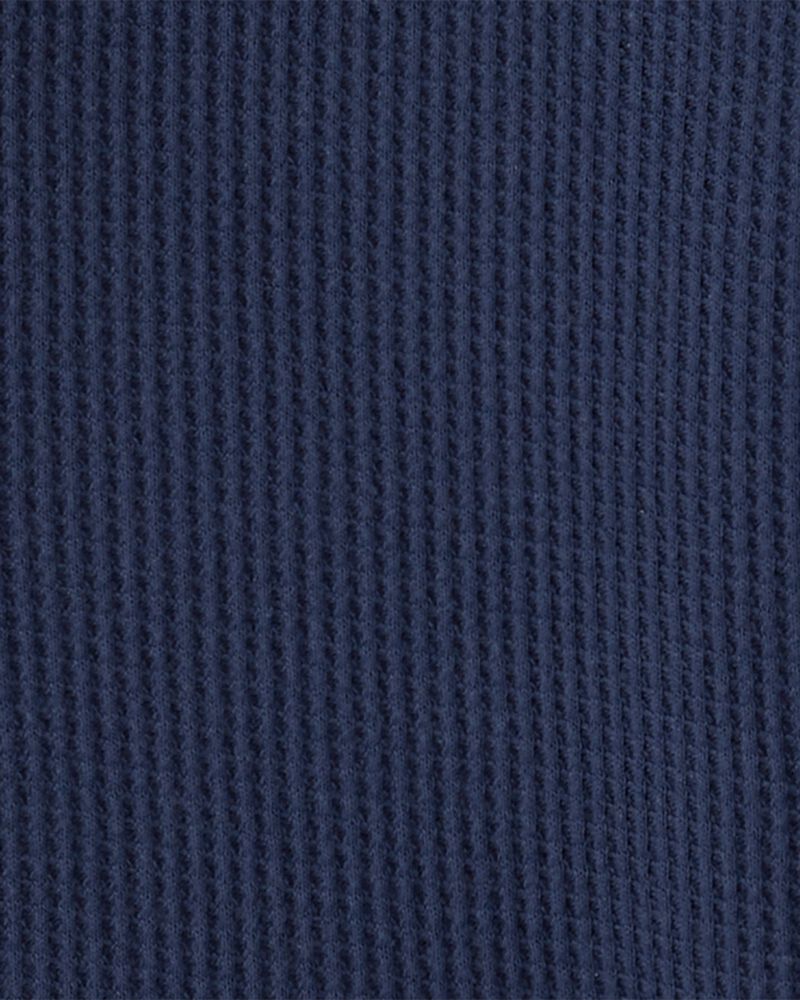 Boys Waffle Knit Hooded Jacket Made with Organic Cotton, image 4 of 4 slides