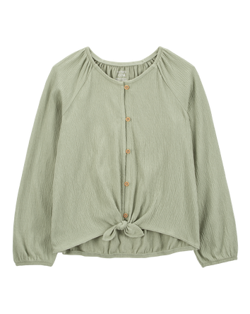 Kid 2-Piece Gauze Top & Leggings Set, 