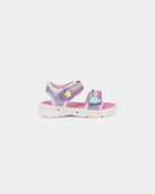 Tout-petit fille - Sandales arc-en-ciel qui clignotent, image 2 sur 6 diapositives