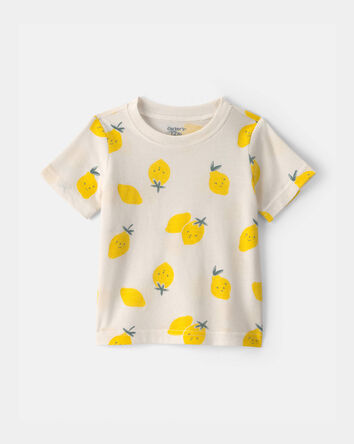 B&eacute;b&eacute; - T-shirt &agrave; manches courtes - Cr&egrave;me/Jaune, 