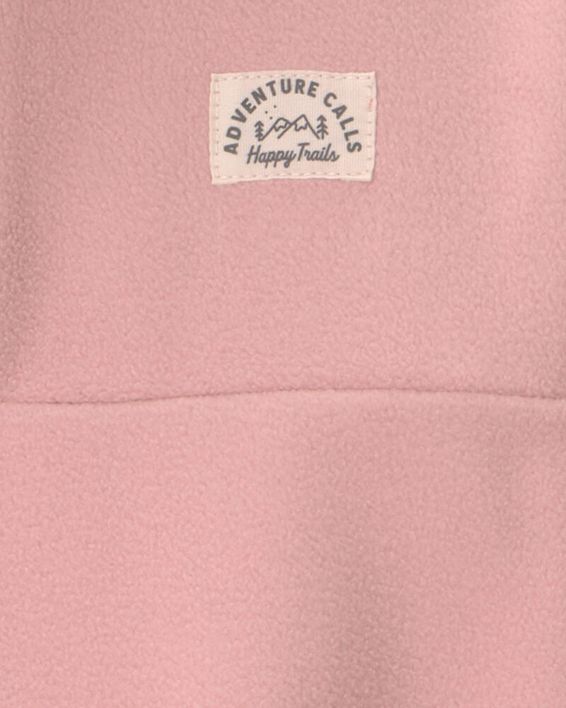 Toddler Girl 2-Piece Recycled Microfleece Top & Pant Set, image 3 of 4 slides