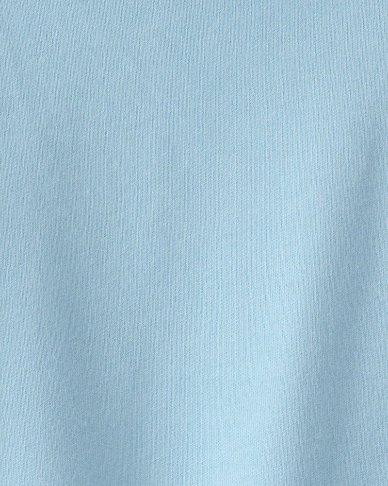 Girls French Terry Hoodie - Blue, image 2 of 3 slides