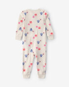 Toddler Girl 1-Piece Monster DreamPlush Snug Fit Pyjama - Cream, image 2 of 4 slides