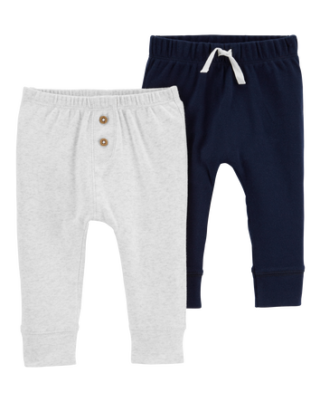 Baby 2-Pack Pull-On Pants, 