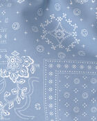 Tout-petit gar&ccedil;on - Short maillot de bain &agrave; motif bandana floral - Bleu, image 3 sur 3 diapositives