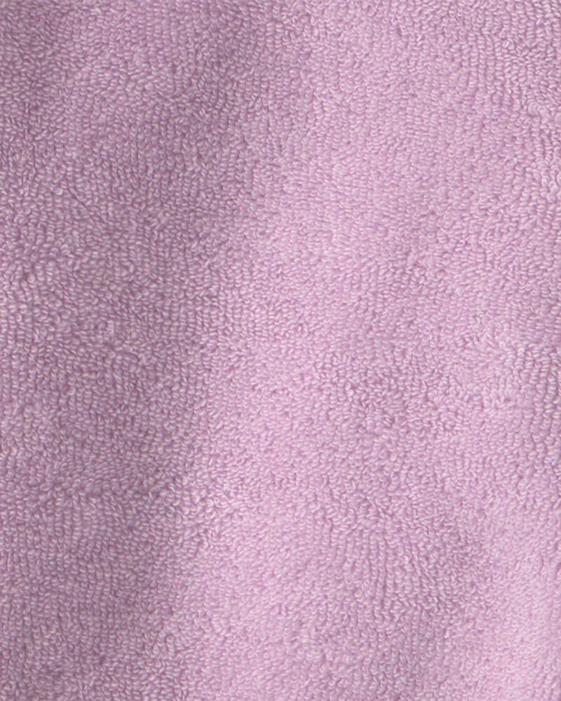 Baby Girl 3-Piece Bear Terry Layering Set - Purple, image 4 of 5 slides