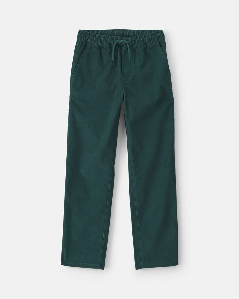 Gar&ccedil;ons - Pantalon en velours c&ocirc;tel&eacute; &ndash; Vert, image 1 sur 4 diapositives