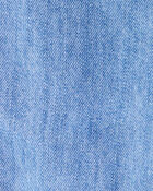 Baby Organic Cotton Chambray Overalls, image 4 of 6 slides