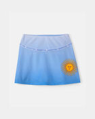 Girls Umbro Argentina Active Skort - Light Blue/White, image 1 of 7 slides