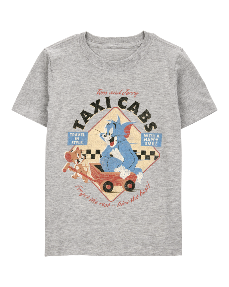 Toddler Tom and Jerry Graphic Tee - Grey, image 1 of 3 slides