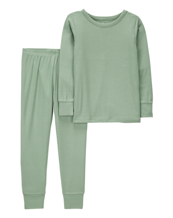 Toddler 2-Piece PurelySoft Pyjamas - Green, 
