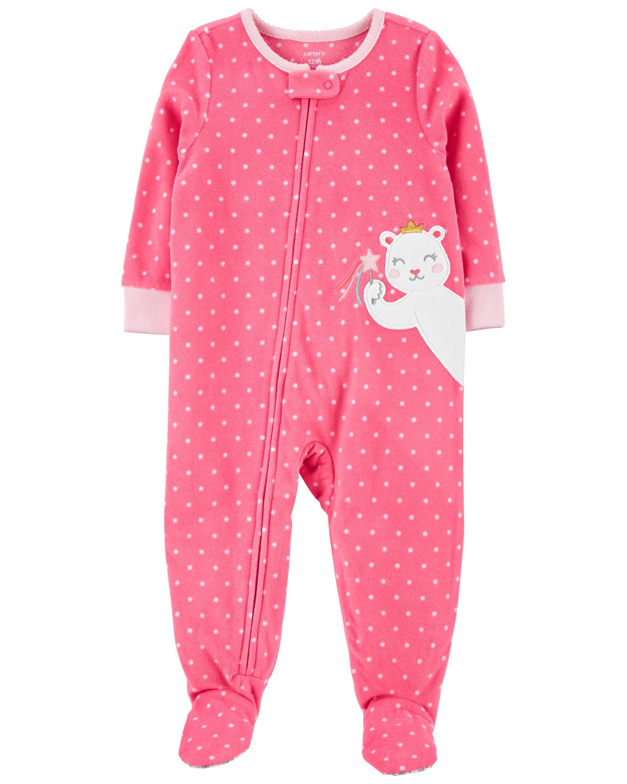 Fleece footie pjs outlet