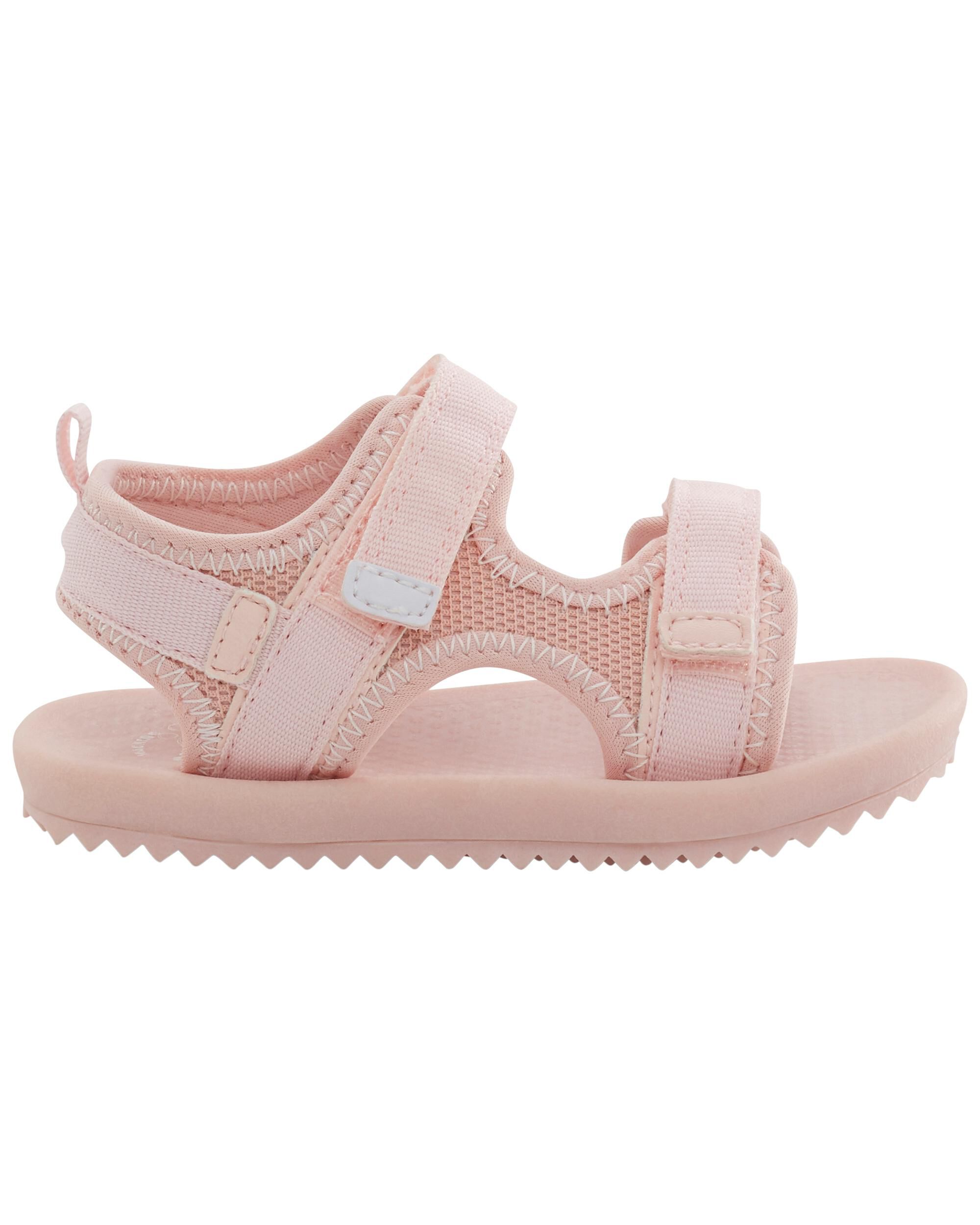 Pink sandals 2024 with straps