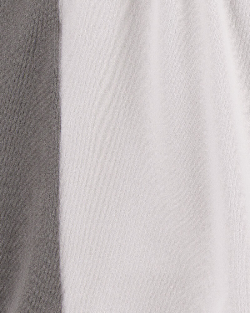 Toddler Striped Pull-On Knit Shorts - Grey, image 5 of 6 slides