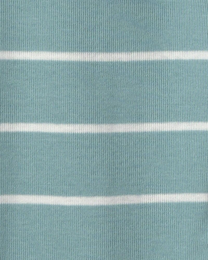 Tout-petit gar&ccedil;on - Pyjama ajust&eacute; 4 pi&egrave;ces en 100 % coton &agrave; motif monstre &ndash; Sarcelle/Cr&egrave;me, image 6 sur 6 diapositives