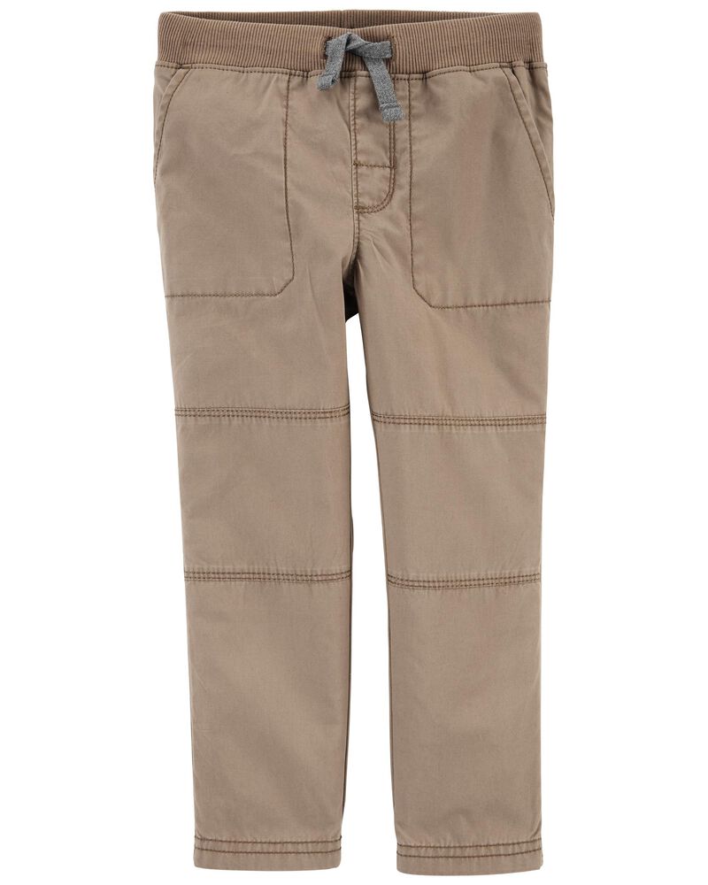 Pull-On Reinforced Knee Pants, image 1 of 2 slides