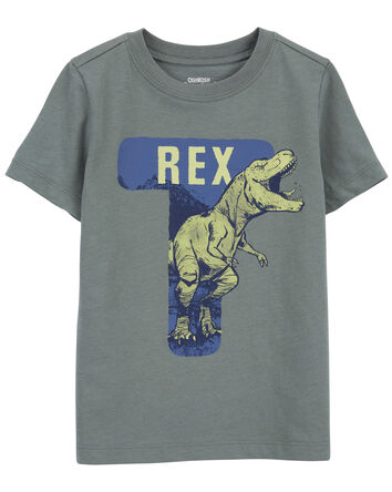 T-shirt à imprimé de tyranosaure, 