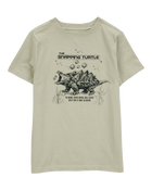 Kid Turtle Short-Sleeve Graphic Tee - Grey, image 1 of 3 slides