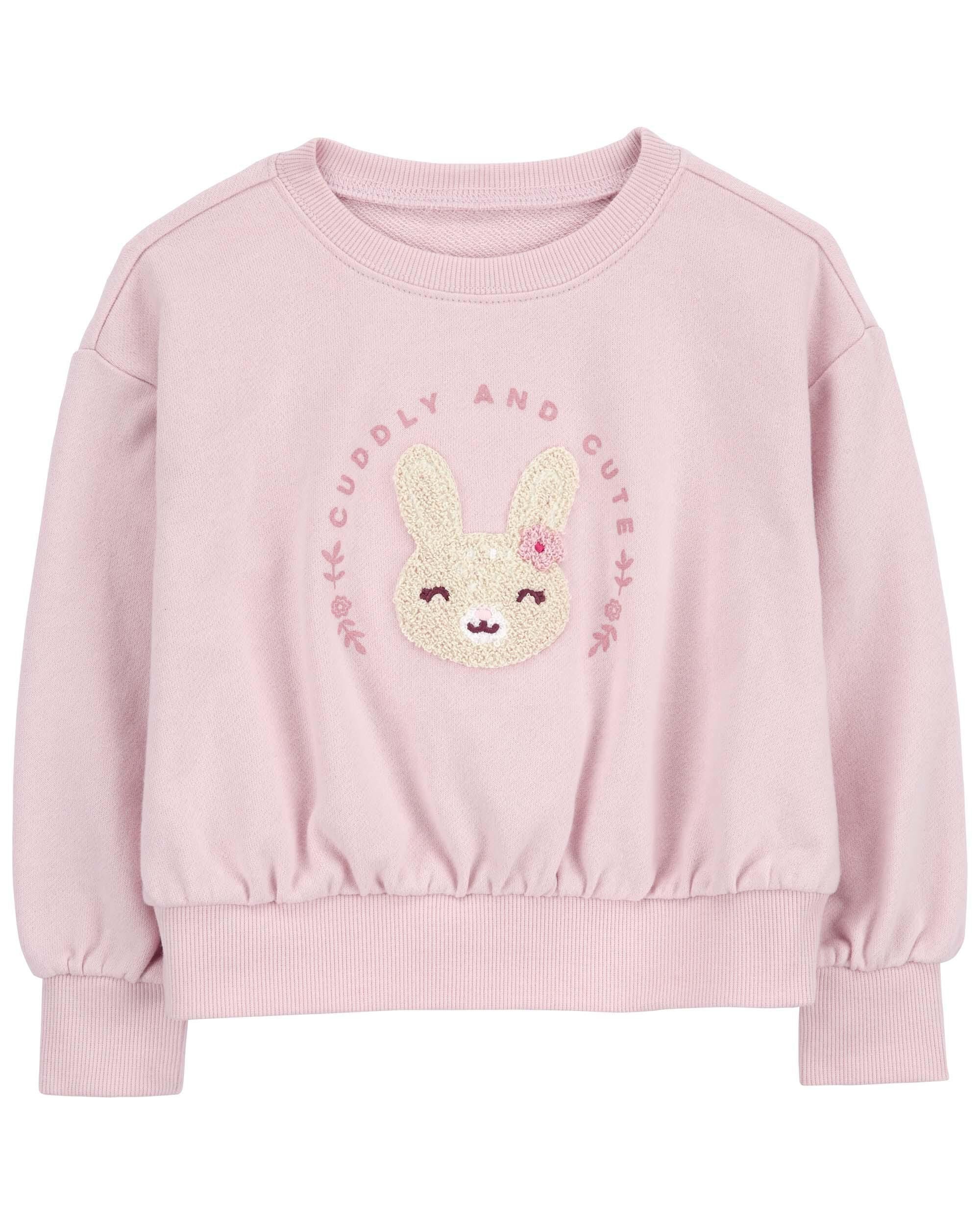 Toddler Bunny Pullover Sweatshirt