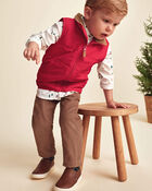 Toddler Boy Corduroy Pants - Brown, image 3 of 6 slides