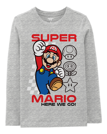 Kid Super Mario Tee - Grey, 