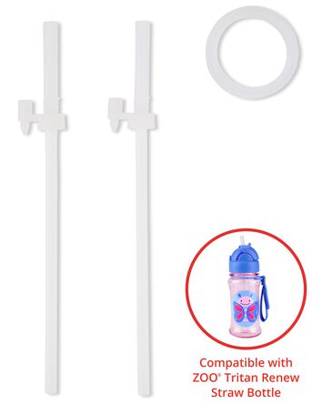 ZOO Tritan™ Renew Straw Bottle Extra Straws - 2-pack, 
