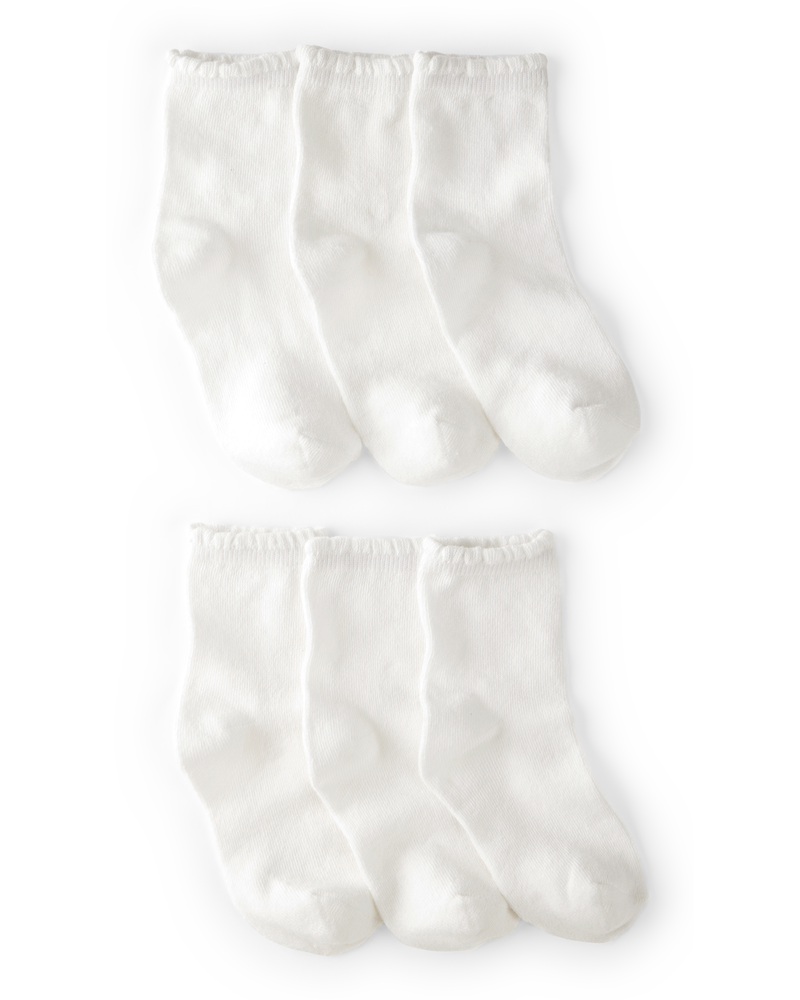 Kid 6-Pack Crew Socks, image 1 of 2 slides