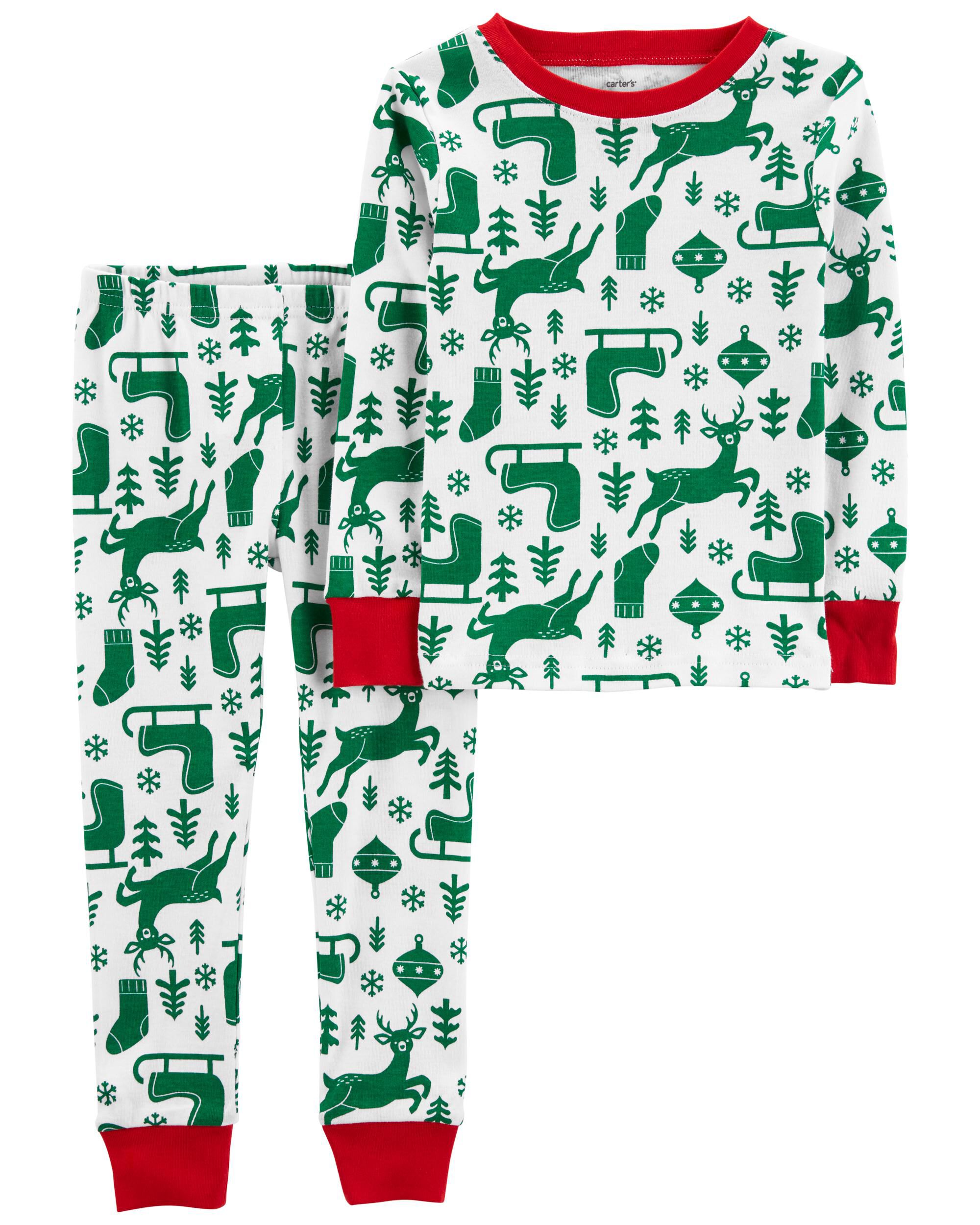 Christmas online pajamas carters