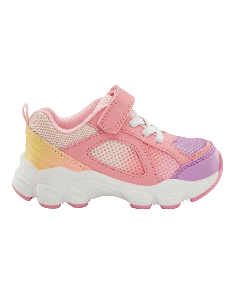 Toddler Girl Athletic Sneakers - Multicolour, image 2 of 7 slides