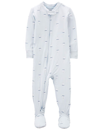  Simple Joys by Carter's Baby Boys' 2-Pack Fleece Footed Sleep  and Play, Light Blue Dogs/White Stripe, Preemie: Clothing, Shoes & Jewelry