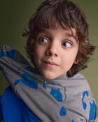 Toddler Otter Sweatshirt&trade; with Pockets in Phone Print - Grey, image 3 of 5 slides