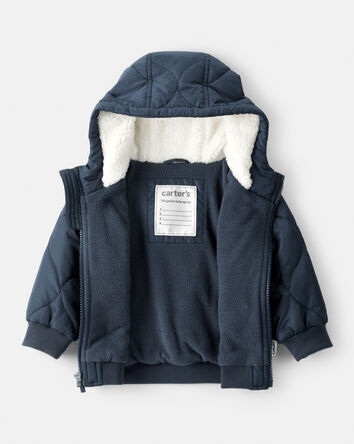 Bébé garçon - Blouson à manches longues d’épaisseur moyenne – Marine/bleu, 