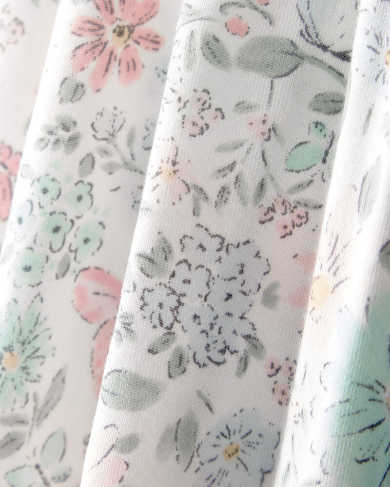 Baby Girl 2-Pack Butterfly Garden PurelySoft Sleeper Gowns - Pink, image 3 of 7 slides