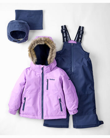 Tout-petit fille - Habit de neige 2 pièce Taslan - Mauve, 