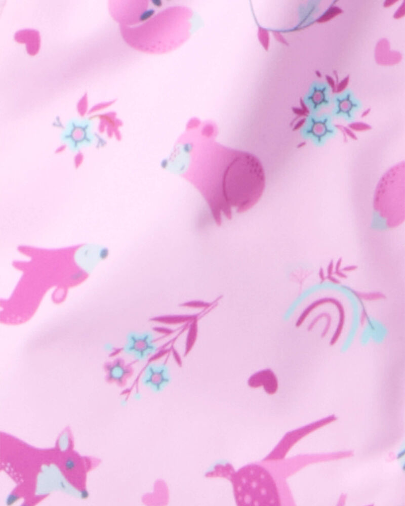 Toddler Girl 2-Piece Taslan Animal Print Snowsuit Set - Pink, image 6 of 13 slides