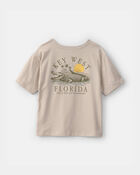 Gar&ccedil;ons - T-shirts &agrave; imprim&eacute; Key West - Beige, image 2 sur 4 diapositives