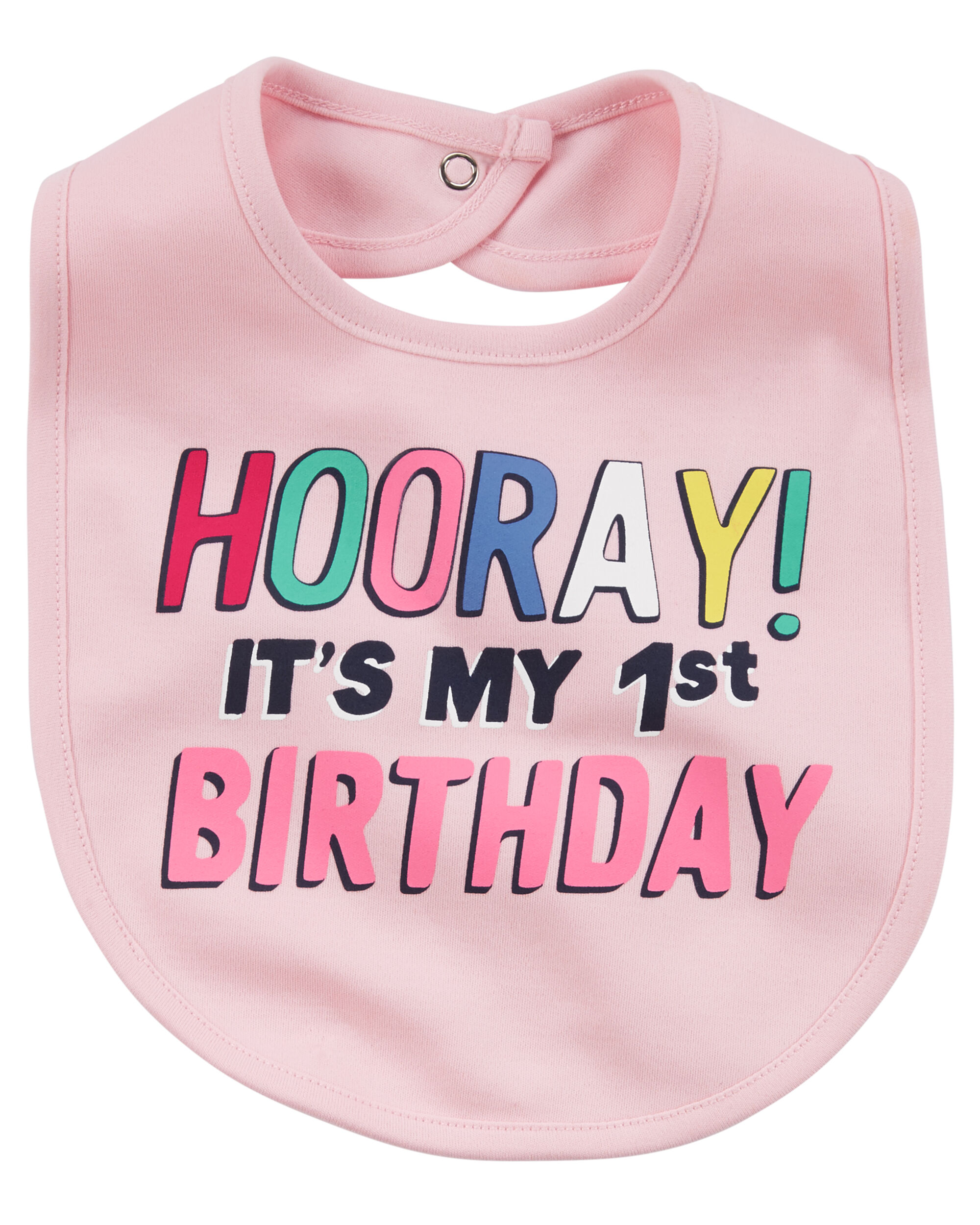 my first birthday bib