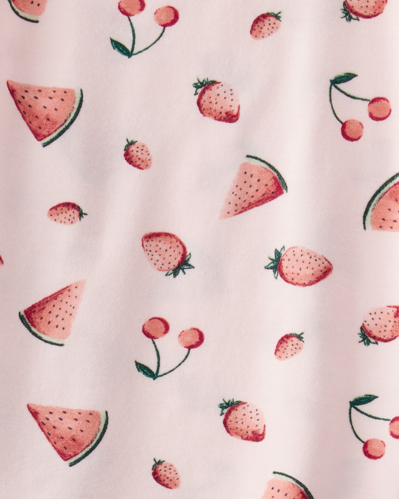 Tout-petit fille - Pyjama 2 pièces PurelySoft à melon d’eau, image 3 sur 5 diapositives