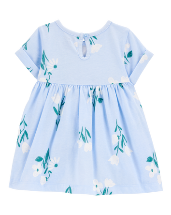 Baby 2-Piece Floral Dress & Romper Set, 