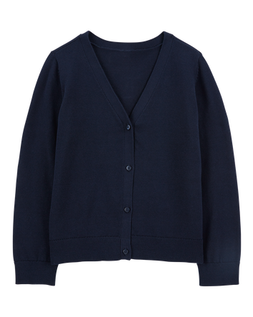 Uniform Button-Front  Cardigan, 