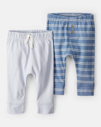 Bébé Emballage de 2 pantalons à enfiler, 
